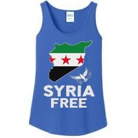 Syria Free Patriotic Syrian Map Liberation Peace Unity Home Ladies Essential Tank