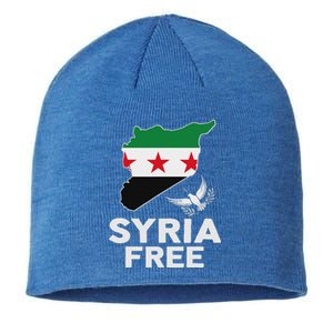 Syria Free Patriotic Syrian Map Liberation Peace Unity Home Sustainable Beanie