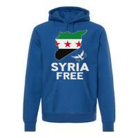 Syria Free Patriotic Syrian Map Liberation Peace Unity Home Premium Hoodie