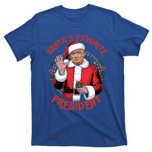 Santas Favorite President Trump Christmas Pajama Holiday T-Shirt