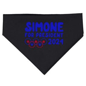 Simone For President 2024 USA-Made Doggie Bandana