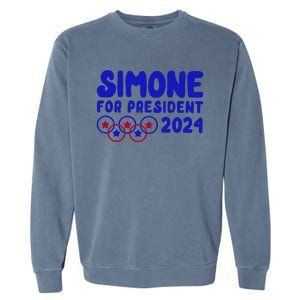 Simone For President 2024 Garment-Dyed Sweatshirt