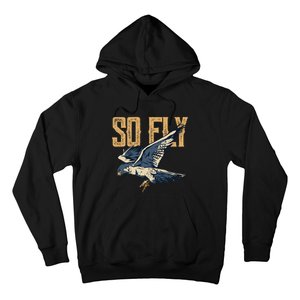 So Fly Peregrine Falcon Birding Ornithologists Hoodie