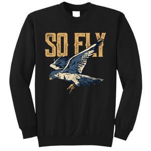 So Fly Peregrine Falcon Birding Ornithologists Sweatshirt