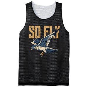 So Fly Peregrine Falcon Birding Ornithologists Mesh Reversible Basketball Jersey Tank