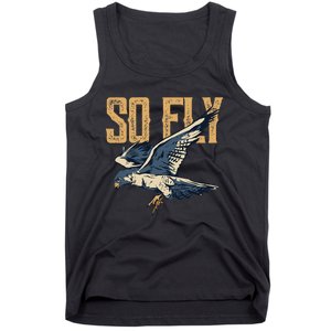 So Fly Peregrine Falcon Birding Ornithologists Tank Top