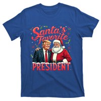 SantaS Favorite President Christmas Funny Trump Xmas Pajama Gift T-Shirt