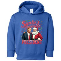 SantaS Favorite President Christmas Funny Trump Xmas Pajama Gift Toddler Hoodie