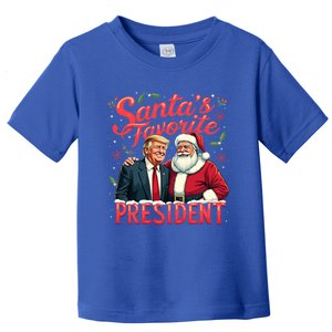 SantaS Favorite President Christmas Funny Trump Xmas Pajama Gift Toddler T-Shirt