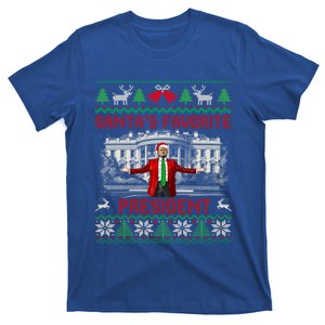 SantaS Favorite President Christmas Ugly Trump 47 Gift T-Shirt