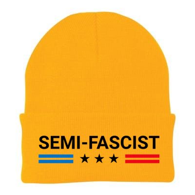 Semi Fascist Funny Political Humor Biden Quotes Knit Cap Winter Beanie