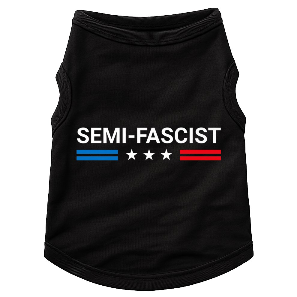 Semi Fascist Funny Political Humor Biden Quotes Doggie Tank