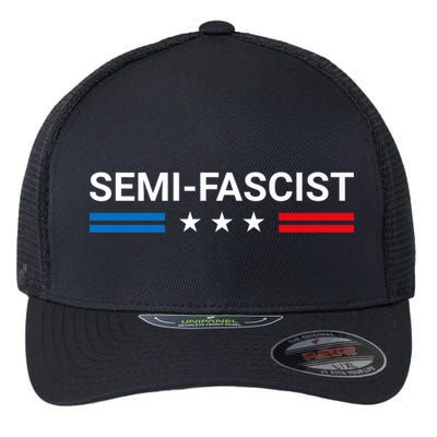 Semi Fascist Funny Political Humor Biden Quotes Flexfit Unipanel Trucker Cap