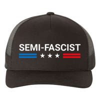 Semi Fascist Funny Political Humor Biden Quotes Yupoong Adult 5-Panel Trucker Hat