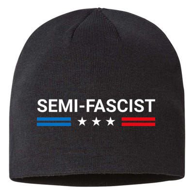 Semi Fascist Funny Political Humor Biden Quotes Sustainable Beanie