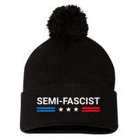 Semi Fascist Funny Political Humor Biden Quotes Pom Pom 12in Knit Beanie