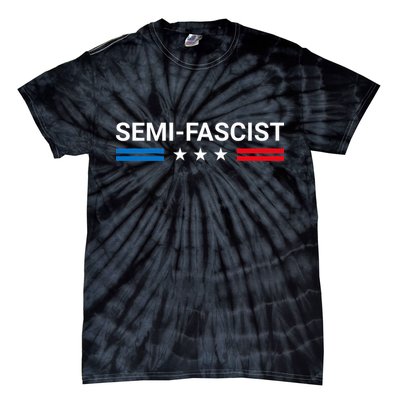 Semi Fascist Funny Political Humor Biden Quotes Tie-Dye T-Shirt