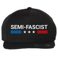 Semi Fascist Funny Political Humor Biden Quotes Wool Snapback Cap