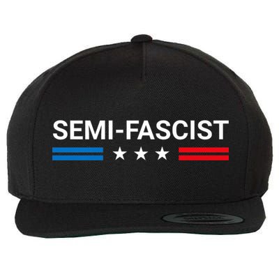 Semi Fascist Funny Political Humor Biden Quotes Wool Snapback Cap