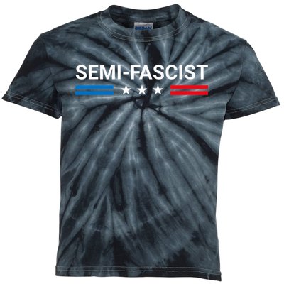 Semi Fascist Funny Political Humor Biden Quotes Kids Tie-Dye T-Shirt