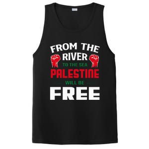 Solidarity for Palestine Arabic Keffiyeh Support PosiCharge Competitor Tank