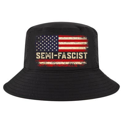 Semi Fascist Funny Political Humor Biden Quotes Cool Comfort Performance Bucket Hat