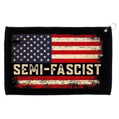 Semi Fascist Funny Political Humor Biden Quotes Grommeted Golf Towel