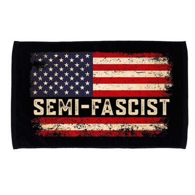 Semi Fascist Funny Political Humor Biden Quotes Microfiber Hand Towel