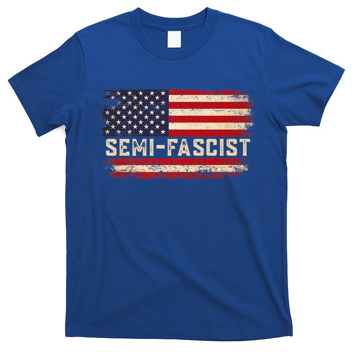 Semi Fascist Funny Political Humor Biden Quotes T-Shirt