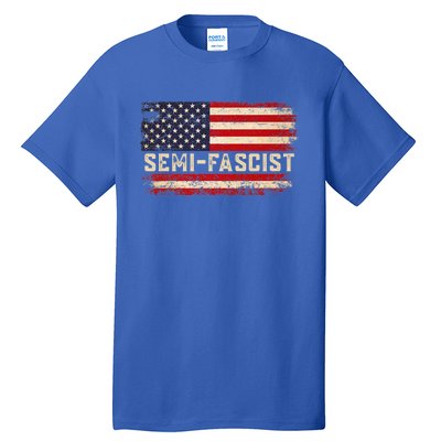 Semi Fascist Funny Political Humor Biden Quotes Tall T-Shirt