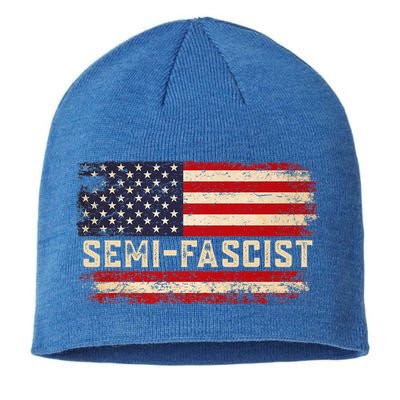 Semi Fascist Funny Political Humor Biden Quotes Sustainable Beanie