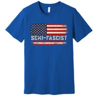 Semi Fascist Funny Political Humor Biden Quotes Premium T-Shirt