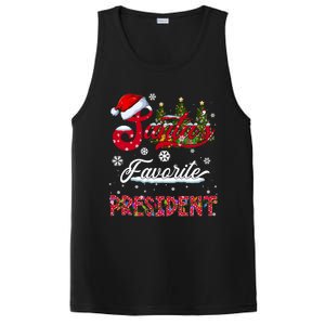 SantaS Favorite President Family Matching Group Christmas Cute Gift PosiCharge Competitor Tank