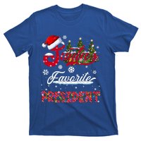 SantaS Favorite President Family Matching Group Christmas Cute Gift T-Shirt