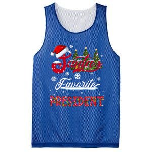 SantaS Favorite President Family Matching Group Christmas Cute Gift Mesh Reversible Basketball Jersey Tank