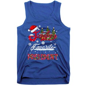 SantaS Favorite President Family Matching Group Christmas Cute Gift Tank Top