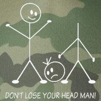 Stick Figures Pun DonT Lose Your Head Man Funny Stickman Legacy Tie Dye Trucker Hat