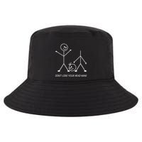 Stick Figures Pun DonT Lose Your Head Man Funny Stickman Cool Comfort Performance Bucket Hat