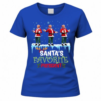 SantaS Favorite President Santa Trump Dance Women's T-Shirt