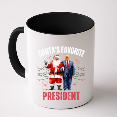 SantaS Favorite President Funny Christmas Trump 47th Funny Gift Mug