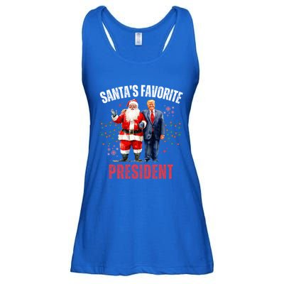 SantaS Favorite President Funny Christmas Trump 47th Funny Gift Ladies Essential Flowy Tank