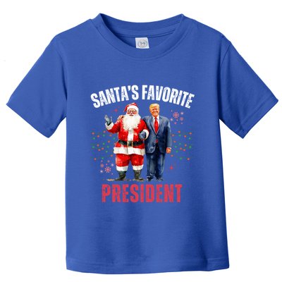 SantaS Favorite President Funny Christmas Trump 47th Funny Gift Toddler T-Shirt