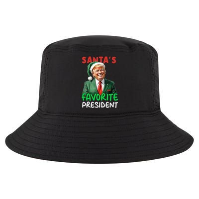 SantaS Favorite President Trump Christmas Santa Hat Gift Cool Comfort Performance Bucket Hat