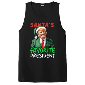 SantaS Favorite President Trump Christmas Santa Hat Gift PosiCharge Competitor Tank