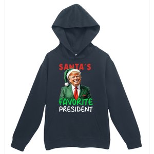 SantaS Favorite President Trump Christmas Santa Hat Gift Urban Pullover Hoodie