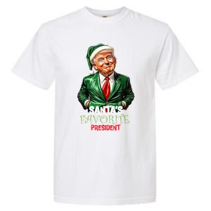 SantaS Favorite President Funny Humorous Trump Christmas Funny Gift Garment-Dyed Heavyweight T-Shirt