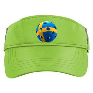 Swedish Flag Pickleball Adult Drive Performance Visor