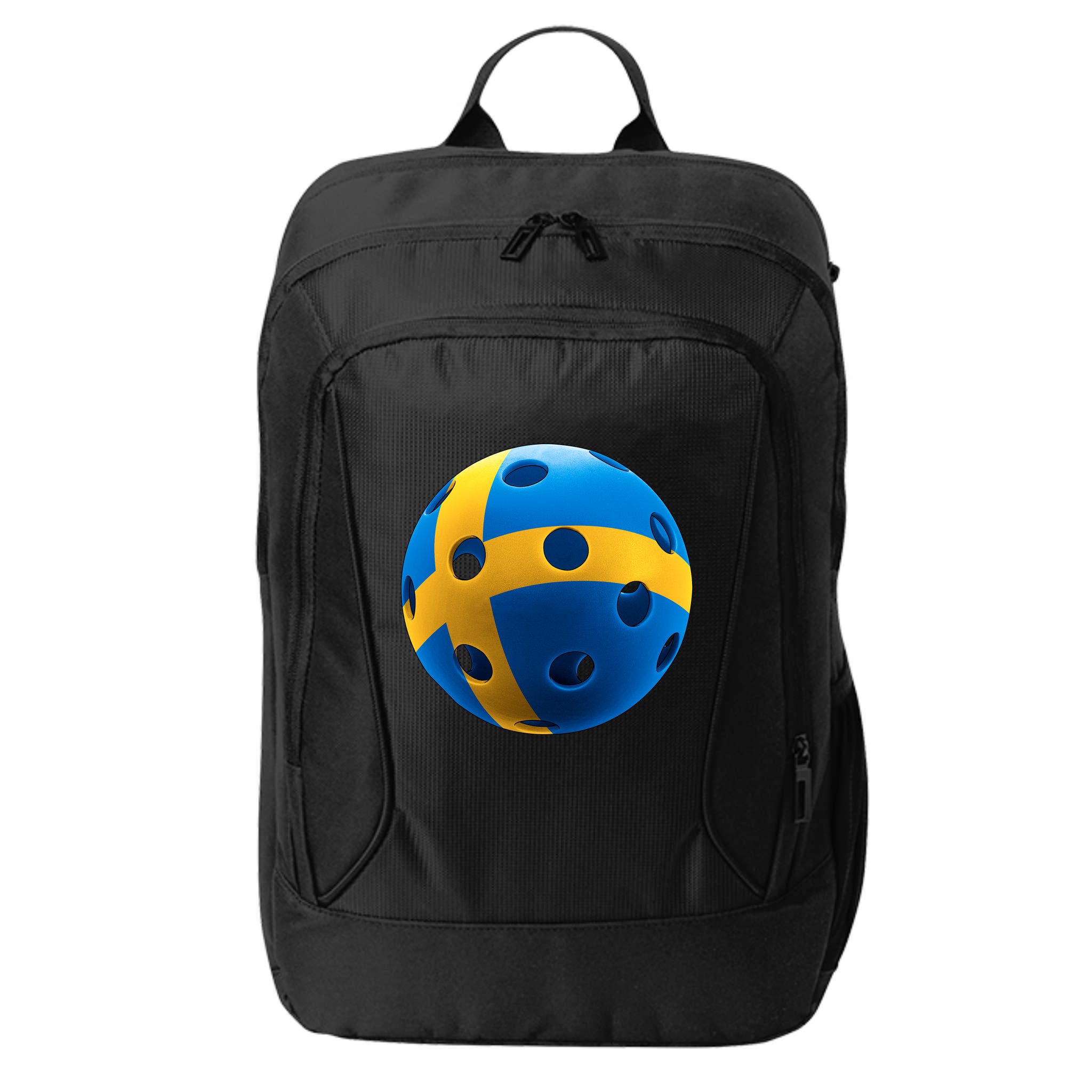Swedish Flag Pickleball City Backpack