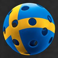 Swedish Flag Pickleball Adult Drive Performance Visor