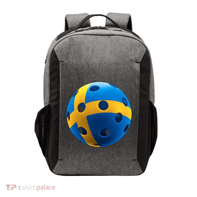 Swedish Flag Pickleball Vector Backpack